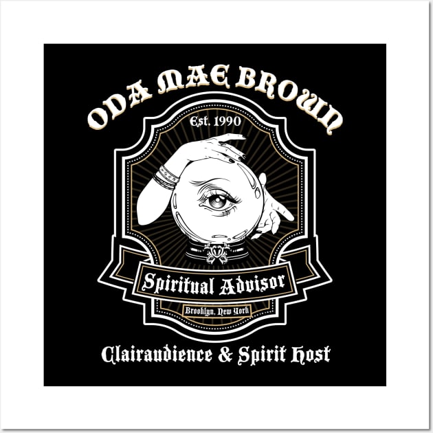 Oda Mae Brown Spiritual Advisor Wall Art by Alema Art